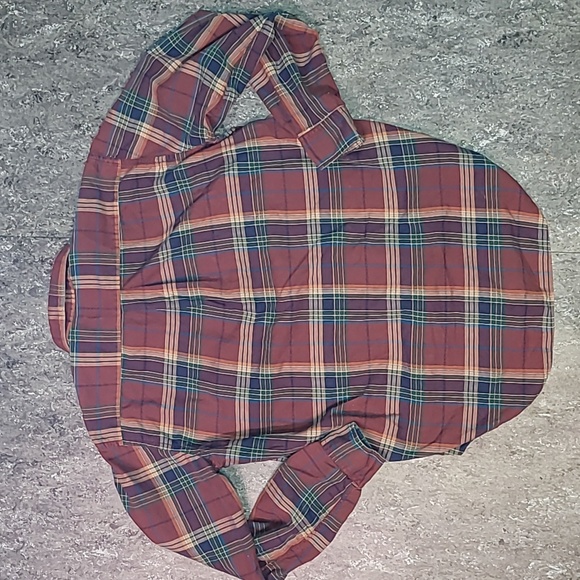 Made in USA. The Ascot Shop, La Jolla. 💯 Cotton button- up.  Women's size Large - Picture 10 of 14